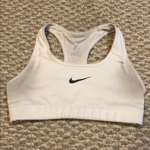 White nike bra XS